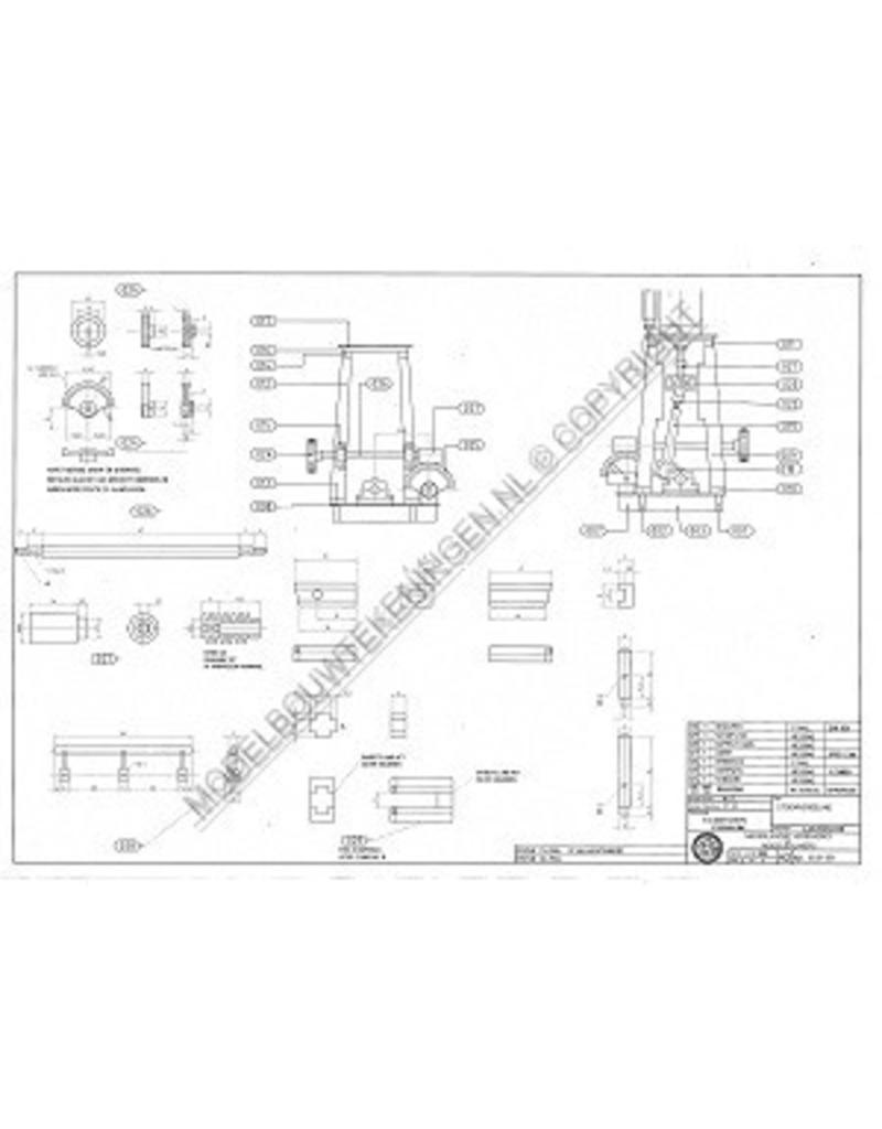 NVM 60.01.031 3 cilinder stoommachine met Hackworth stoomverdeling