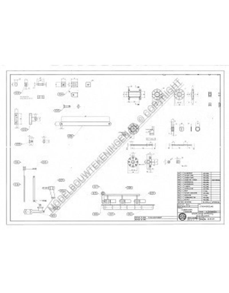 MBT 60.01.031 3-Zylinder-Dampfmaschine mit Hackworth-Dampfverteilung