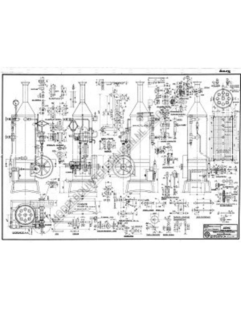 NVM 60.01.032 verticale stoommachine "Bernie" met vert. ketel