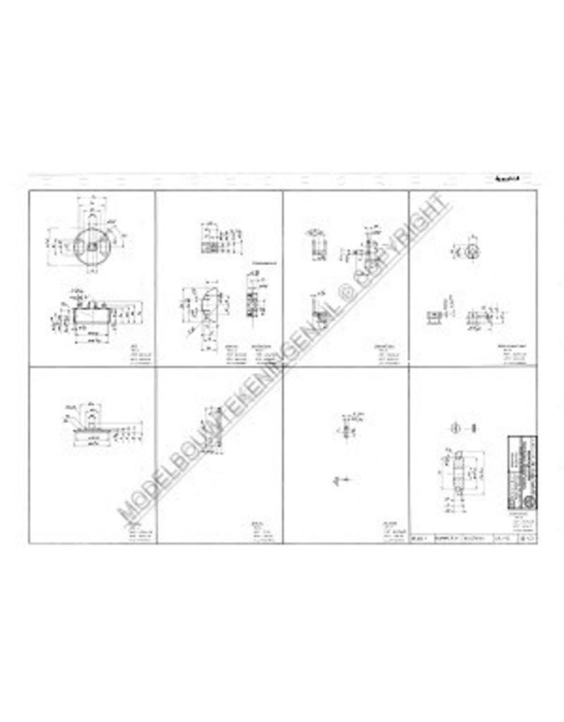 MBT Regulateur voor horizontale tandem compoundmachine - Bouwtekening Schaal 1 : N/A (60.01.035/A)
