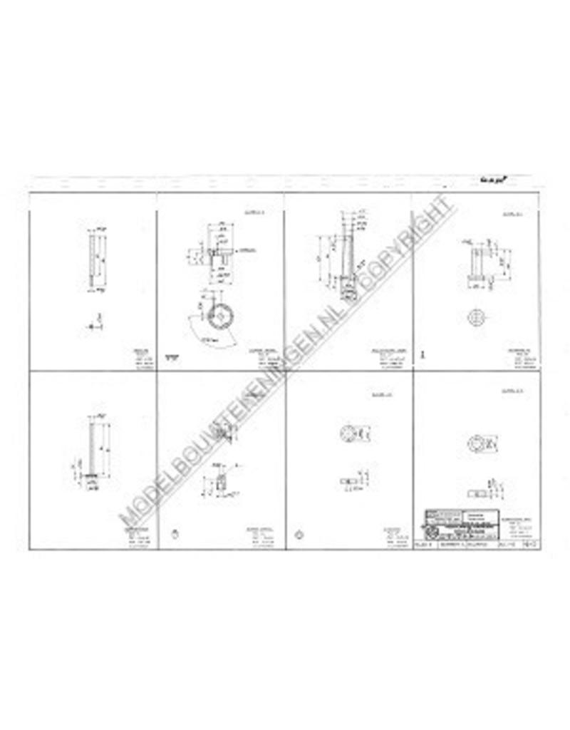 MBT Regulateur voor horizontale tandem compoundmachine - Bouwtekening Schaal 1 : N/A (60.01.035/A)