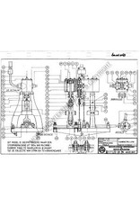 MBT 2-cilinder verticale stoommachine "Paula" - Bouwtekening Schaal 1 : N/A (60.01.043)