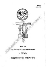 MBT 2-cilinder verticale stoommachine "Paula" - Bouwtekening Schaal 1 : N/A (60.01.043)