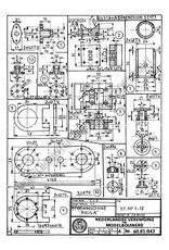 MBT 2-Zylinder vertikale Dampfmaschine "Paula" - Bauzeichnung Maßstab 1 : N/A (60.01.043)