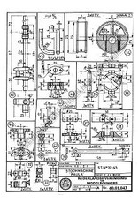 MBT 2-Zylinder vertikale Dampfmaschine "Paula" - Bauzeichnung Maßstab 1 : N/A (60.01.043)