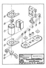 MBT 2-cilinder verticale stoommachine "Paula" - Bouwtekening Schaal 1 : N/A (60.01.043)