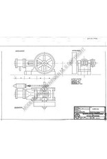 MBT 1-Zylinder horizontale Dampfmaschine - Bauzeichnung Maßstab 1 : N/A (60.01.044)
