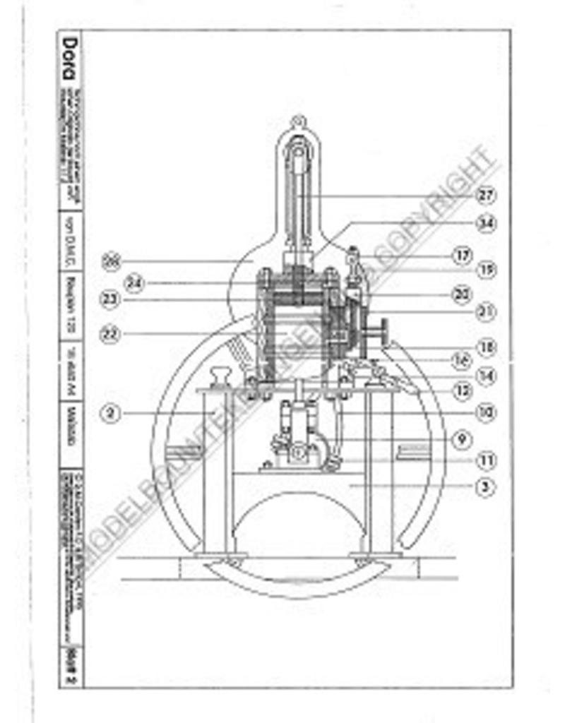 NVM 60.01.049 Tischdampfmaschine "Dora", wie Maudsley