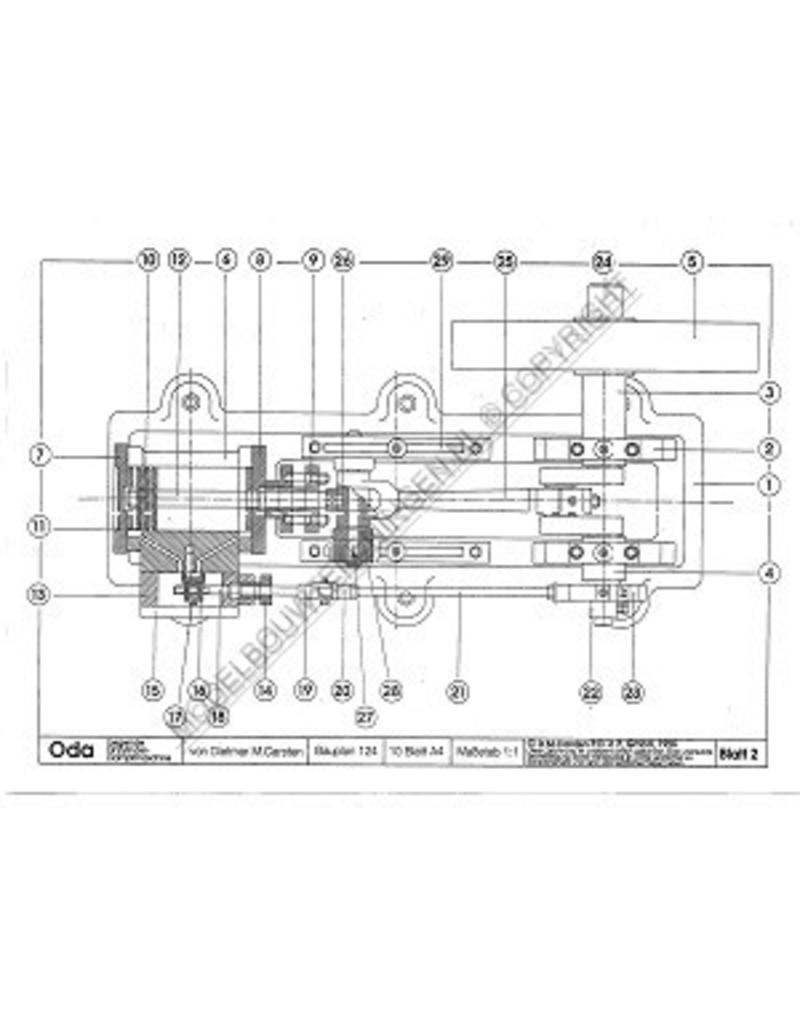 NVM 60.01.050 horizontal Dampfmaschine Oda