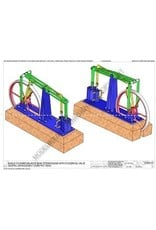 MBT CD - single-cylinder balance steam engine with cylindrical slide - Construction drawing Scale 1 : N/A (60.01.053)