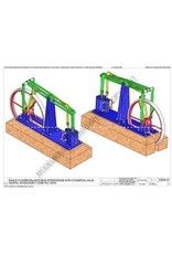 MBT Eencilinder balans stoommachine met cilindrische schuif - Bouwtekening Schaal 1 : N/A (60.01.053/A)
