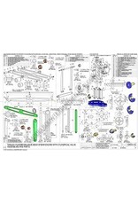 MBT Einzylinder-Balancier-Dampfmaschine mit zylindrischem Schieber - Bauzeichnung Maßstab 1 : N/A (60.01.053/A)