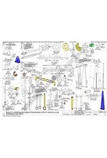 MBT Einzylinder-Balancier-Dampfmaschine mit zylindrischem Schieber - Bauzeichnung Maßstab 1 : N/A (60.01.053/A)
