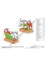 NVM 60.01.054 CD-Tweecilinder schommelzuiger-stoommachine; tekeningen en animaties