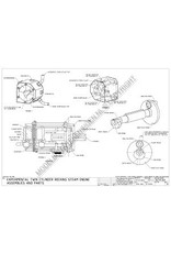 MBT CD-Tweecilinder schommelzuiger-stoommachine; tekeningen en animaties - Bouwtekening Schaal 1 : N/A (60.01.054)