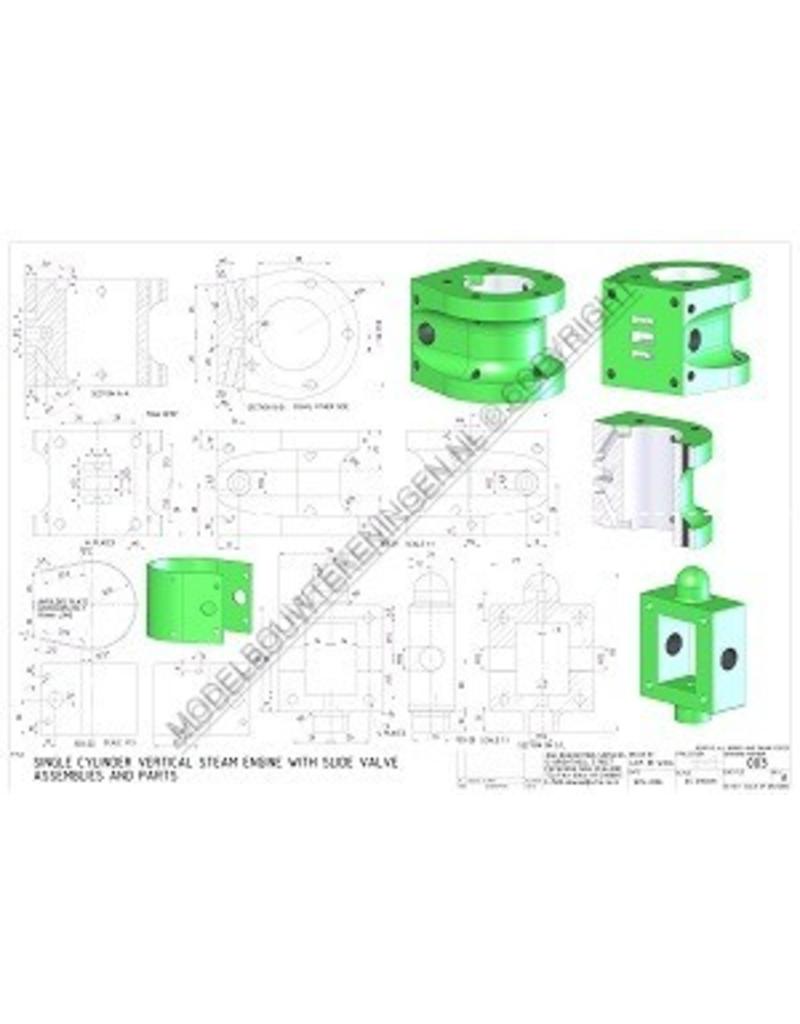 MBT CD- vertikale stoommachine - Bouwtekening Schaal 1 : N/A (60.01.056)