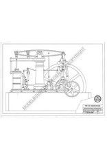 MBT ME Beam Engine - balansstoommachine - Bouwtekening Schaal 1 : N/A (60.01.061)