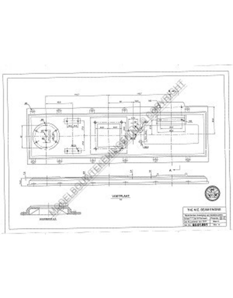 MBT ME Beam Engine - Balancierdampfmaschine - Bauzeichnung Maßstab 1 : N/A (60.01.061)