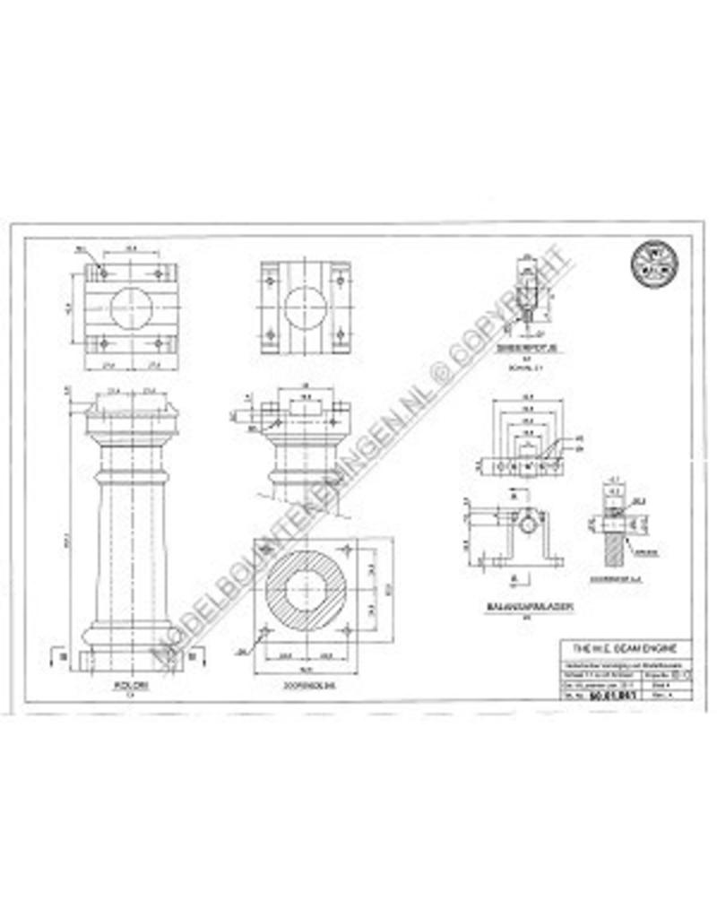 MBT ME Beam Engine - Balancierdampfmaschine - Bauzeichnung Maßstab 1 : N/A (60.01.061)