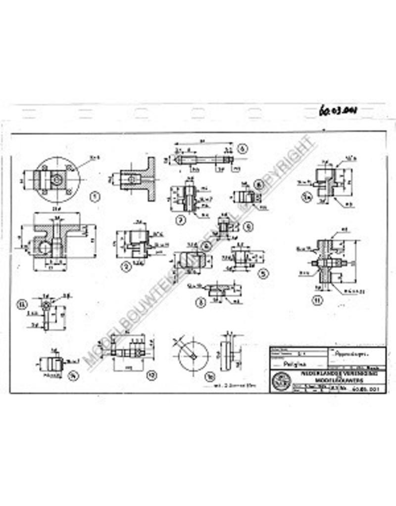 MBT Peilglas - Bouwtekening Schaal 1 : N/A (60.03.001)