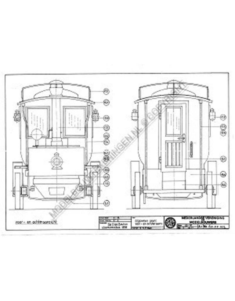 MBT De Dion Bouton Dampfomnibus (1898) - Bauzeichnung Maßstab 1 : XX (60.05.002)