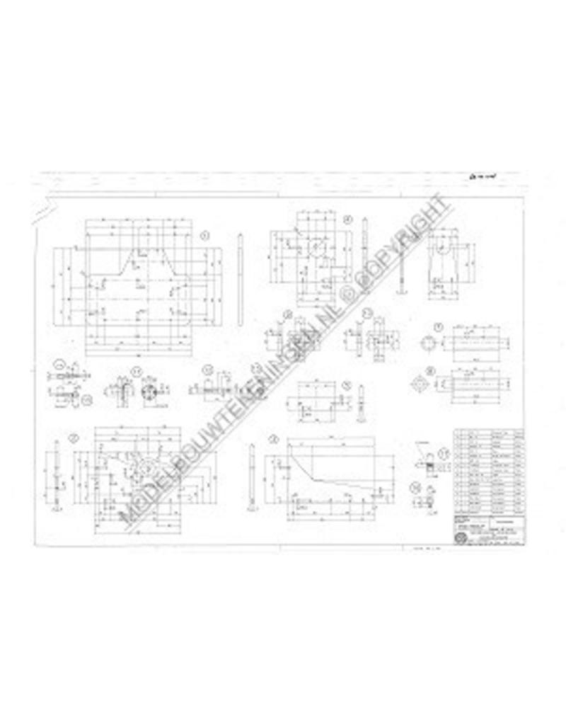 MBT 4-tact gasmotor met gloeibuisontsteking - Bouwtekening Schaal 1 : N/A (60.10.006)