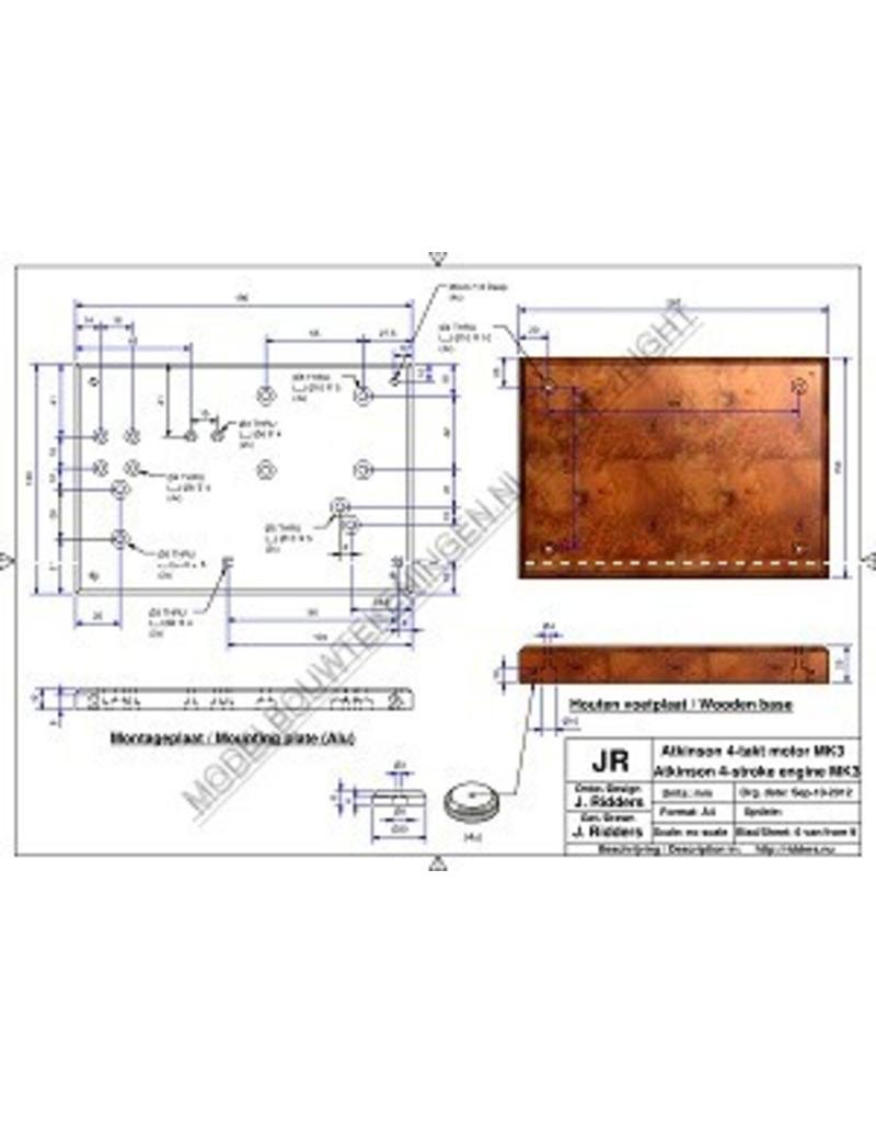 MBT Atkinson motor Mk 2 - Bouwtekening Schaal 1 : N/A (60.10.019)