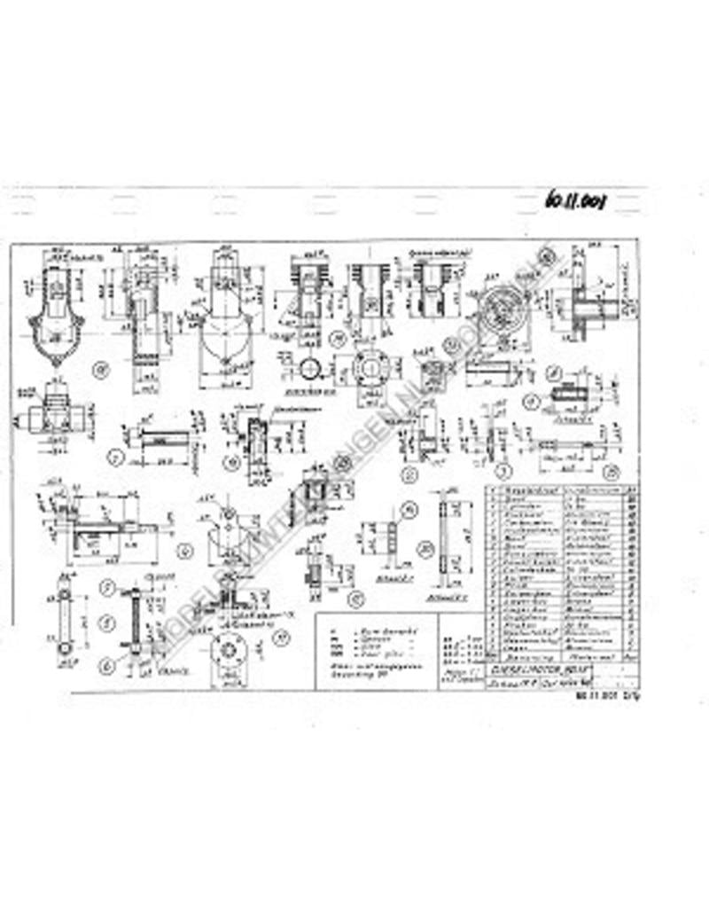 MBT 60.11.001 dieselmotor BD 1,8
