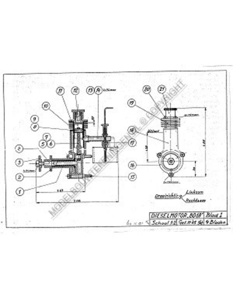 MBT 60.11.001 dieselmotor BD 1,8