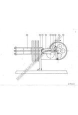 MBT Horizontale heteluchtmotor - Bouwtekening Schaal 1 : N/A (60.12.002)