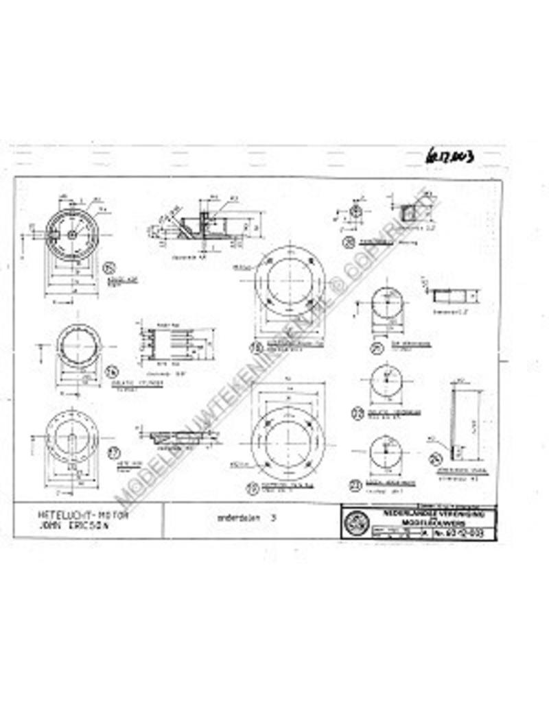 MBT Heteluchtmotor volgens principe John Ericson - Bouwtekening Schaal 1 : N/A (60.12.003)