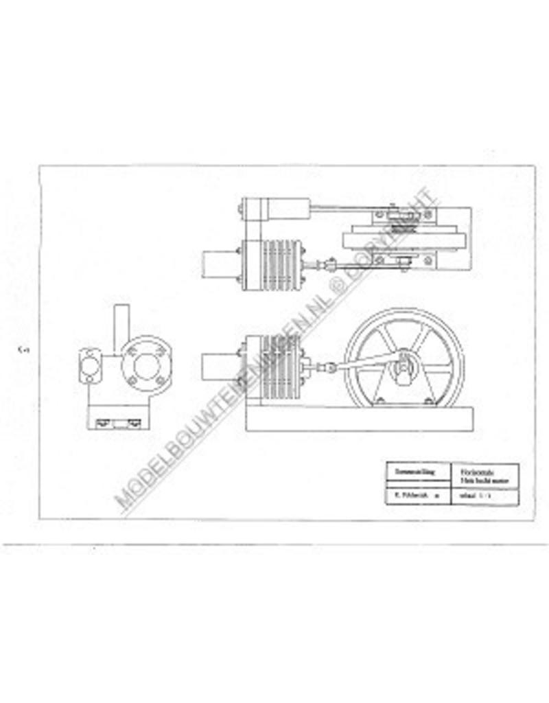 MBT Eenvoudige heteluchtmotor - Bouwtekening Schaal 1 : N/A (60.12.006)