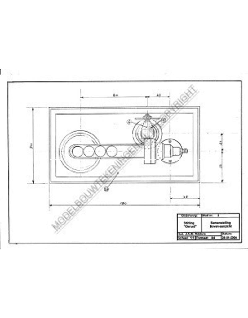 MBT Stirling motor Onrust - Bouwtekening Schaal 1 : N/A (60.12.007)