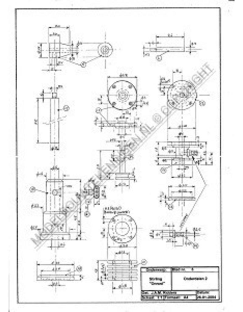 MBT Stirlingmotor Unruhe - Bauzeichnung Maßstab 1 : N/A (60.12.007)