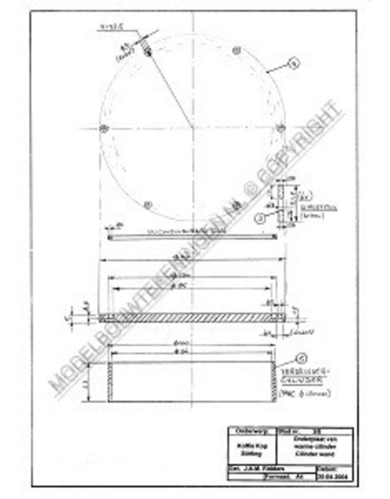 MBT Koffiekop Stirling motor - Bouwtekening Schaal 1 : N/A (60.12.009)