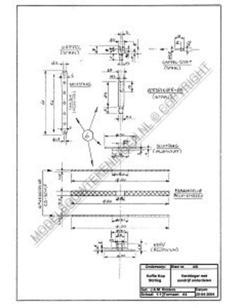 MBT Koffiekop Stirling motor - Bouwtekening Schaal 1 : N/A (60.12.009)