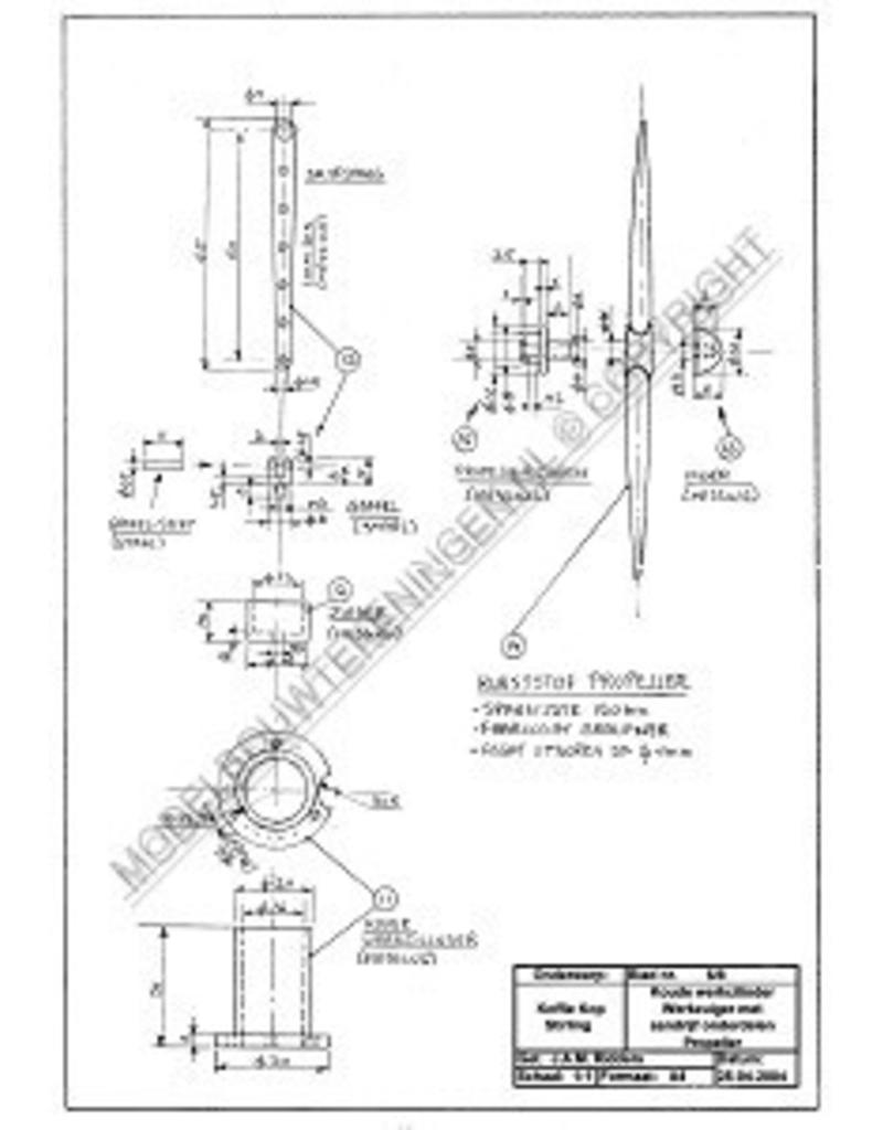 MBT Koffiekop Stirling motor - Bouwtekening Schaal 1 : N/A (60.12.009)