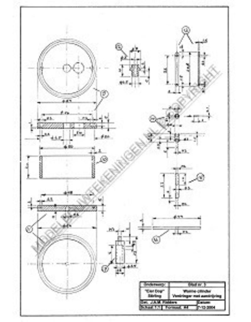 MBT Eierdop Stirling - Bouwtekening Schaal 1 : N/A (60.12.014)