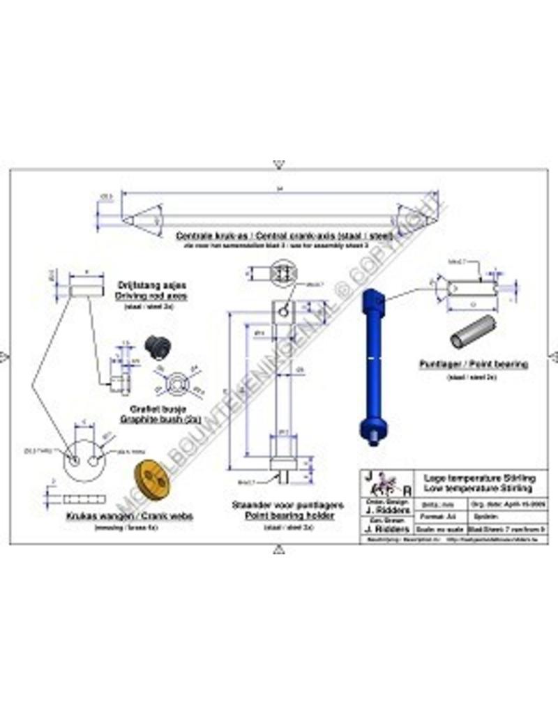 NVM 60.12.020 Niedertemperatur Stirling mit CD-Schwungrad