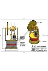 MBT 1-Euro-20 Stirlingmotor - Bauzeichnung Maßstab 1 : N/A (60.12.021)