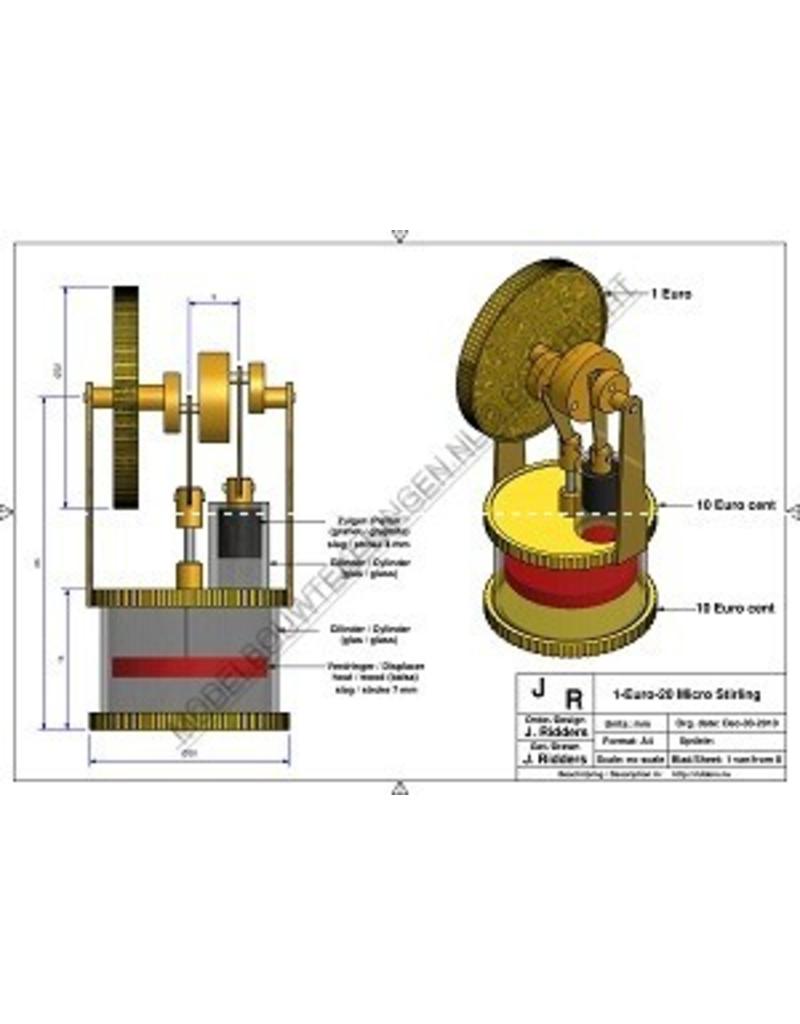 MBT 1-Euro-20 Stirlingmotor - Bauzeichnung Maßstab 1 : N/A (60.12.021)