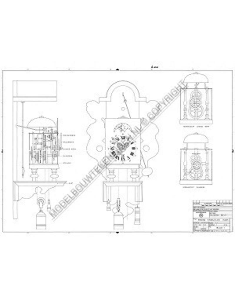 MBT Friese stoelklok - Bouwtekening Schaal 1 : N/A (60.50.001)