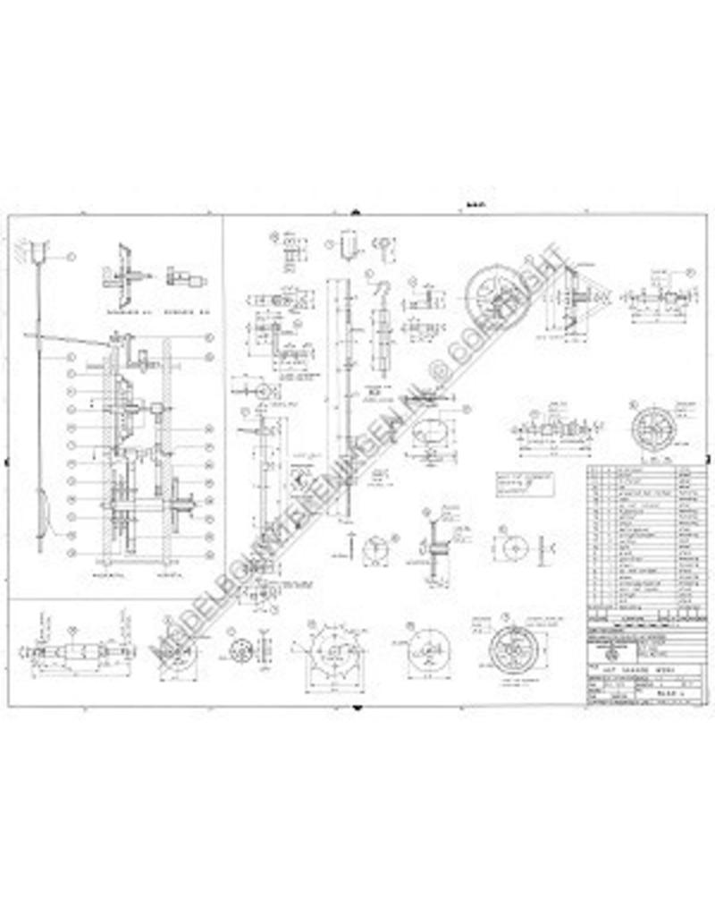 MBT Friese stoelklok - Bouwtekening Schaal 1 : N/A (60.50.001)