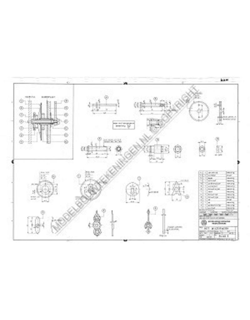 MBT Friese stoelklok - Bouwtekening Schaal 1 : N/A (60.50.001)