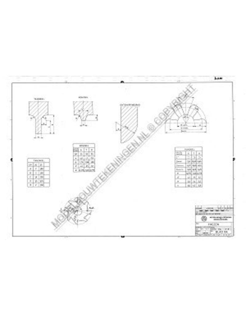 MBT Friese stoelklok - Bouwtekening Schaal 1 : N/A (60.50.001)