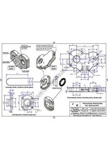 MBT Horizontaler Einzylinder-Stirlingmotor "Bas" - Bauzeichnung Maßstab 1 : XX (60.12.024)