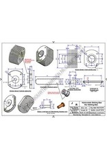 MBT Horizontaler Einzylinder-Stirlingmotor "Bas" - Bauzeichnung Maßstab 1 : XX (60.12.024)