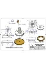 MBT Horizontaler Einzylinder-Stirlingmotor "Bas" - Bauzeichnung Maßstab 1 : XX (60.12.024)