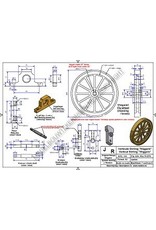 MBT Vertikale Stirlingmotor "Wiggers" - Bouwtekening Schaal 1 : XX (60.12.025)