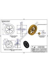 MBT Horizontale tweecilinder Stirlingmotor - Bouwtekening Schaal 1 : XX (60.12.026)